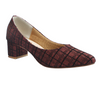 COAT SHOES. BLACK/MAROON
