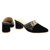 COAT SHOE. BLACK