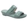 LADIES SLIPPER GREEN