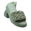 LADIES SLIPPER GREEN