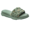 LADIES SLIPPER GREEN