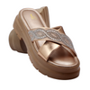 LADIES SLIPPER PEACH