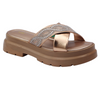LADIES SLIPPER PEACH