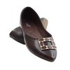 PUMPS. BROWN