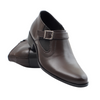 LEATHER LONG GAM BROWN
