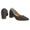 COAT SHOE. BLACK/GOLD